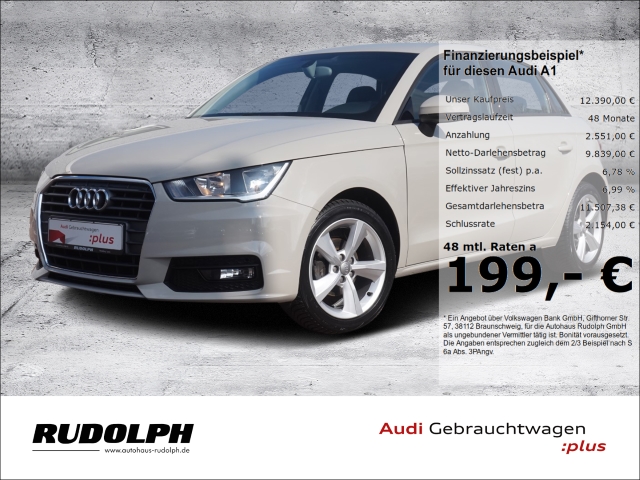 A1 Sportback design PDC Multif.Lenkrad SHZ Klimaautom Allwetterreifen