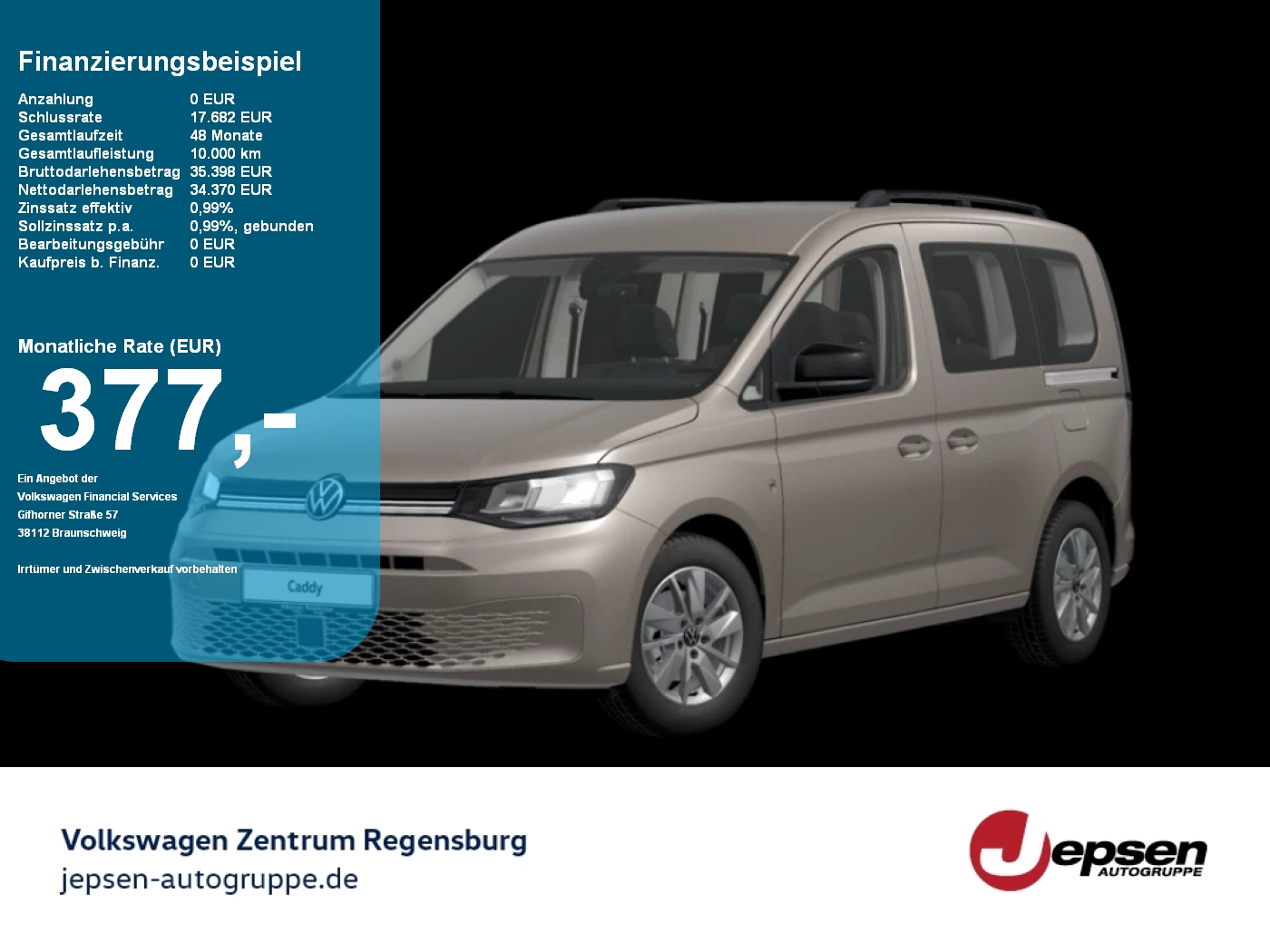Caddy Life 2.0 TDI R-KAMERA SpurH SHZ GRA