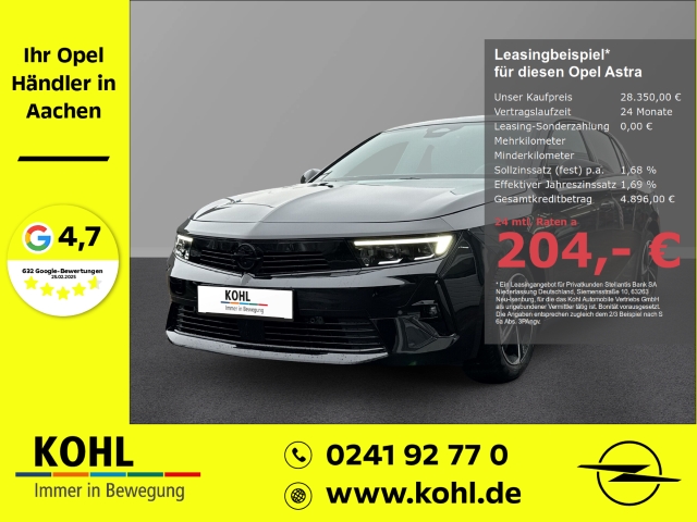 Opel Astra 1.2 L Line Turbo EU6e Tech-Paket