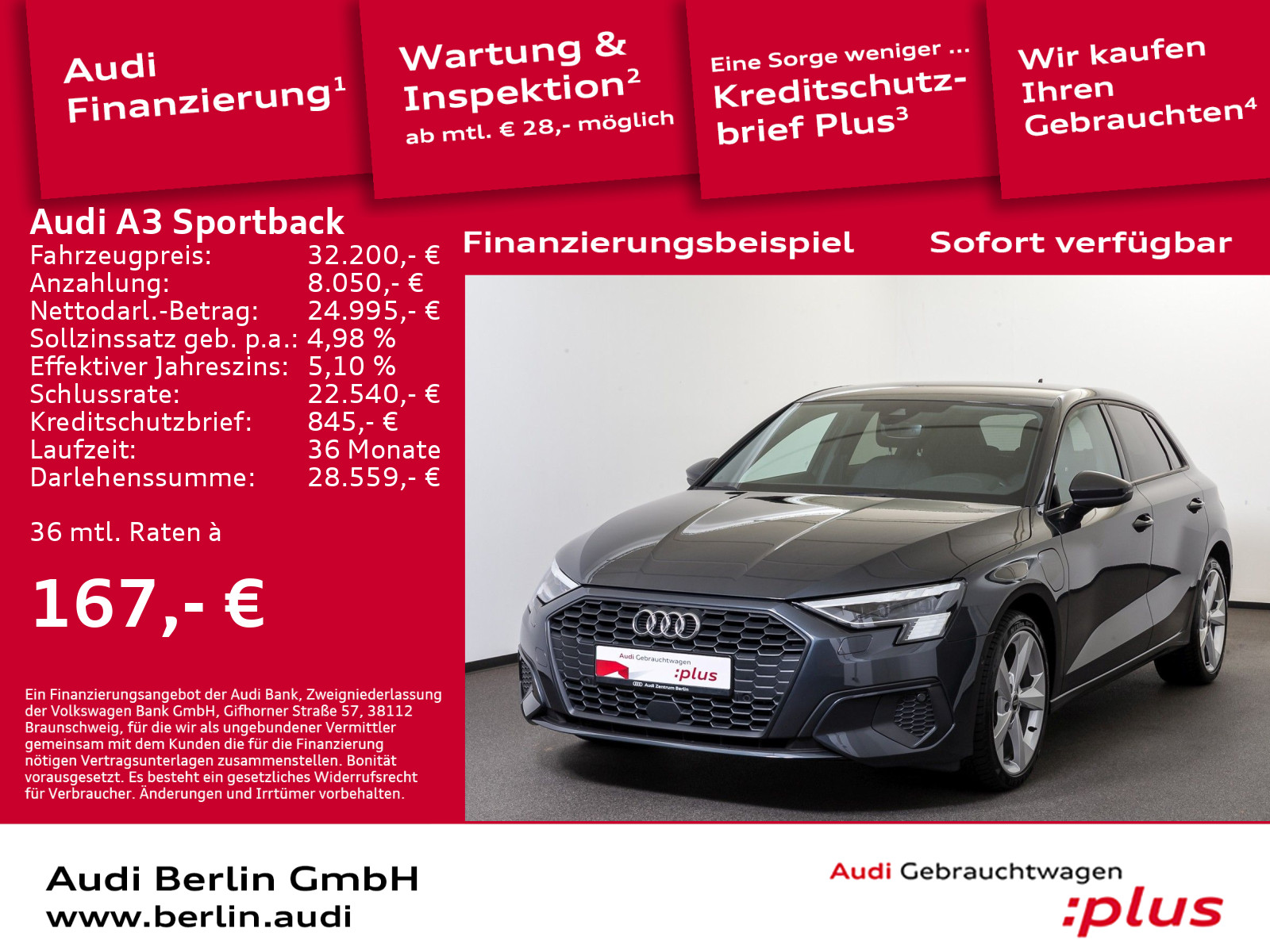 A3 Sportback 40 TFSI e S tr. MATRIX NAVI PDC