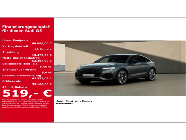 Audi Q5 SPORTBACK 40 TFSI S LINE BUSINESS