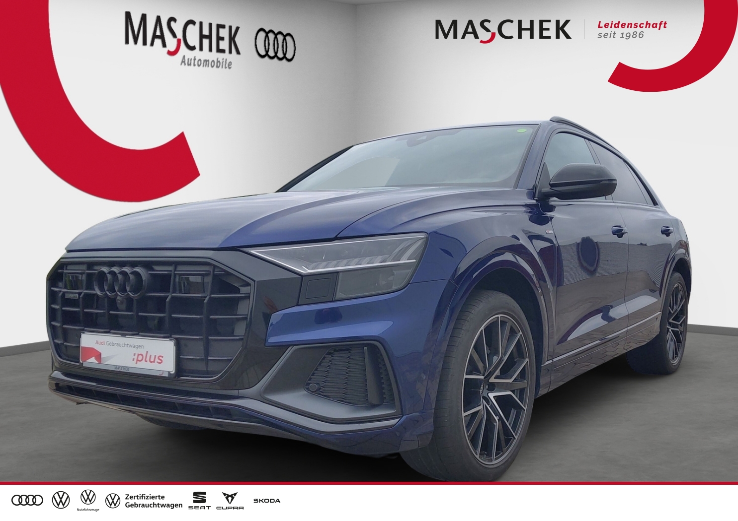 Q8 3x S line 50 TDI tiptronic Black Allradlenk B&O Pano HD-Matrix