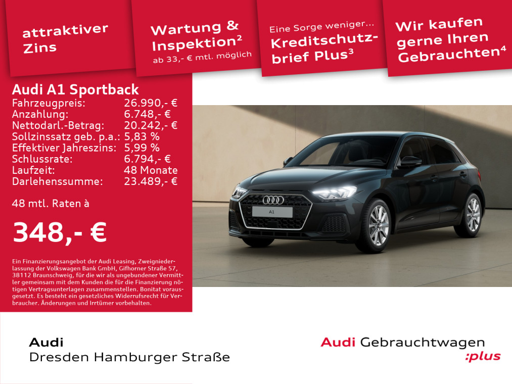 Audi A1 Sportback Advanced 25 TFSI