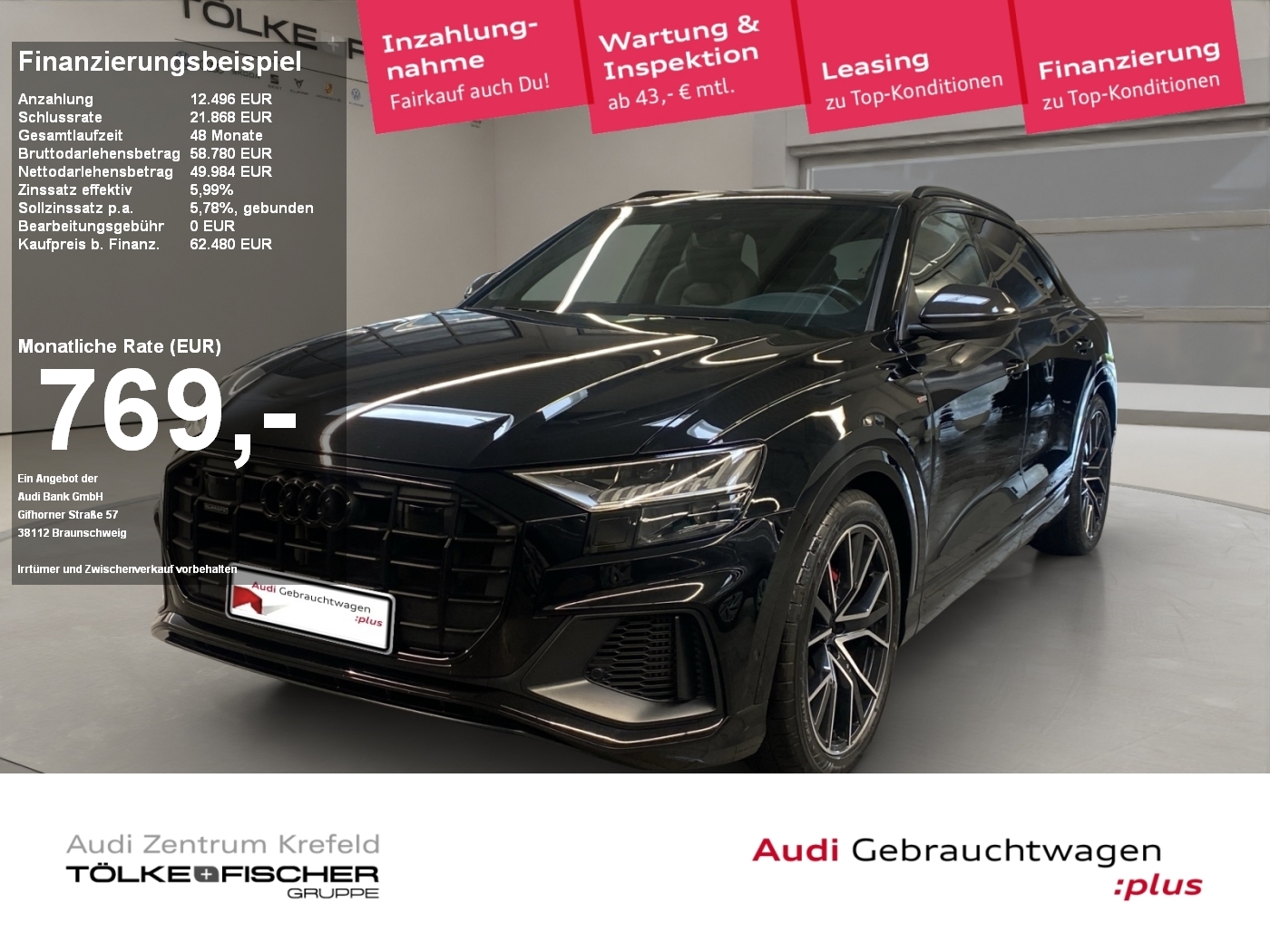 Q8 55 3.0 TFSI quattro competition plus S-line