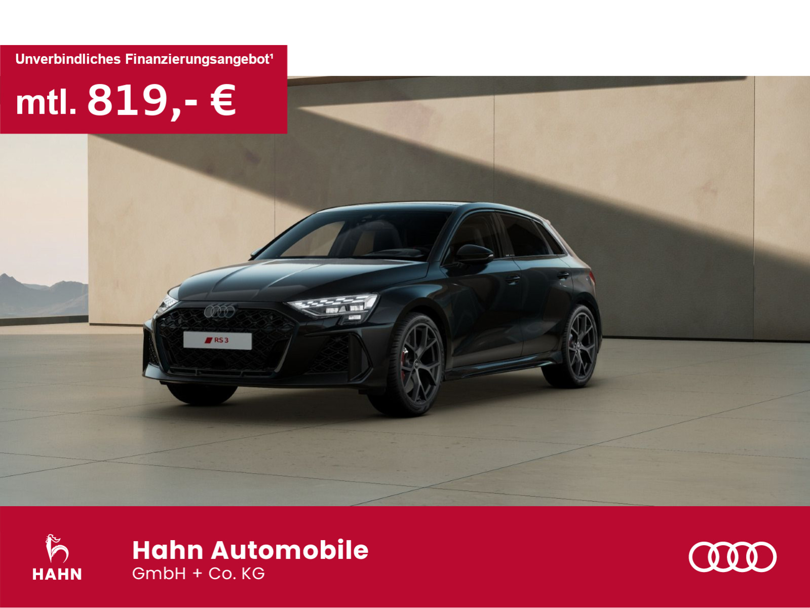 RS 3 Sportback 294(400) kW(PS) S tronic PA!