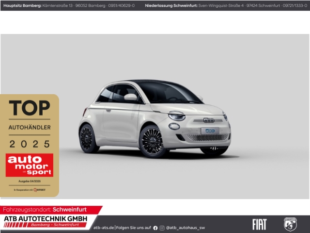Fiat 500E Cabrio h LaPrima