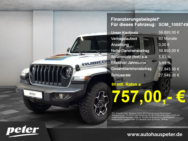 Wrangler Unlimited 2.0l Plug-In Hybrid Rubicon