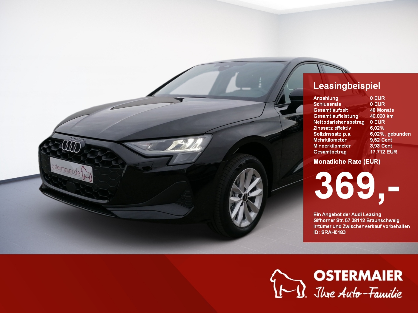 A3 Sportback 30 TFSI S tronic SHZG*RFK*ACC*PDC