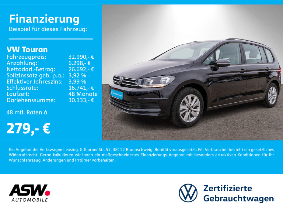 Touran Comfortline 1.5 TSI Navi ACC VC 7-Sitzer