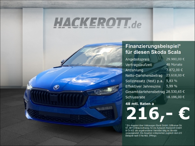 Skoda Scala 1.5 TSI Drive v h