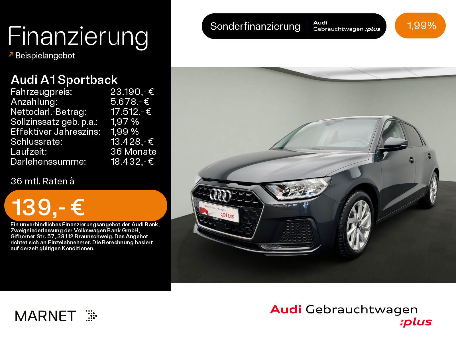 A1 Sportback Advanced 25 TFSI*Alu*Einparkhilfe*Virtual Cockpit*Start/Stop*Sitzheizung