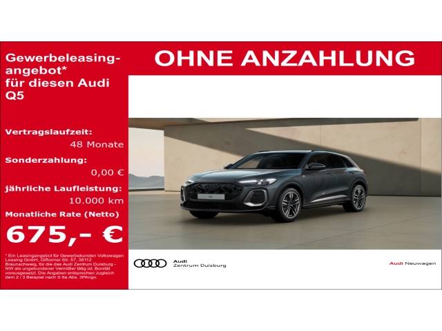 Q5 TFSI quattro 150 kW S tronic HUD AHK-klappbar Navi Digitales Cockpit Soundsystem sofort verfügbar!