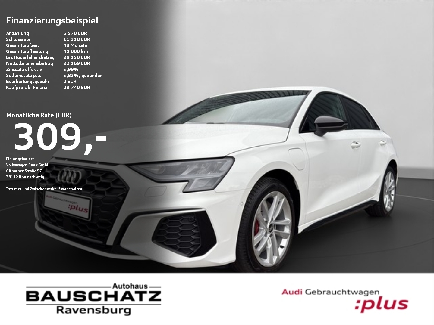 A3 Sportback 45 TFSI e S line *APPLE&ANDROID*SH*