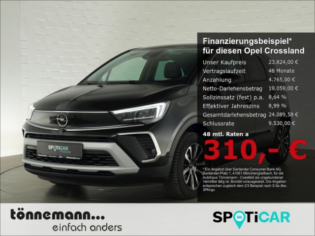 Crossland ELEGANCE PAKET AT+LED+NAVI+RÜCKFAHRKAMERA+SITZ-/LENKRADHEIZUNG+AGR SITZ+FRONTKAMERA