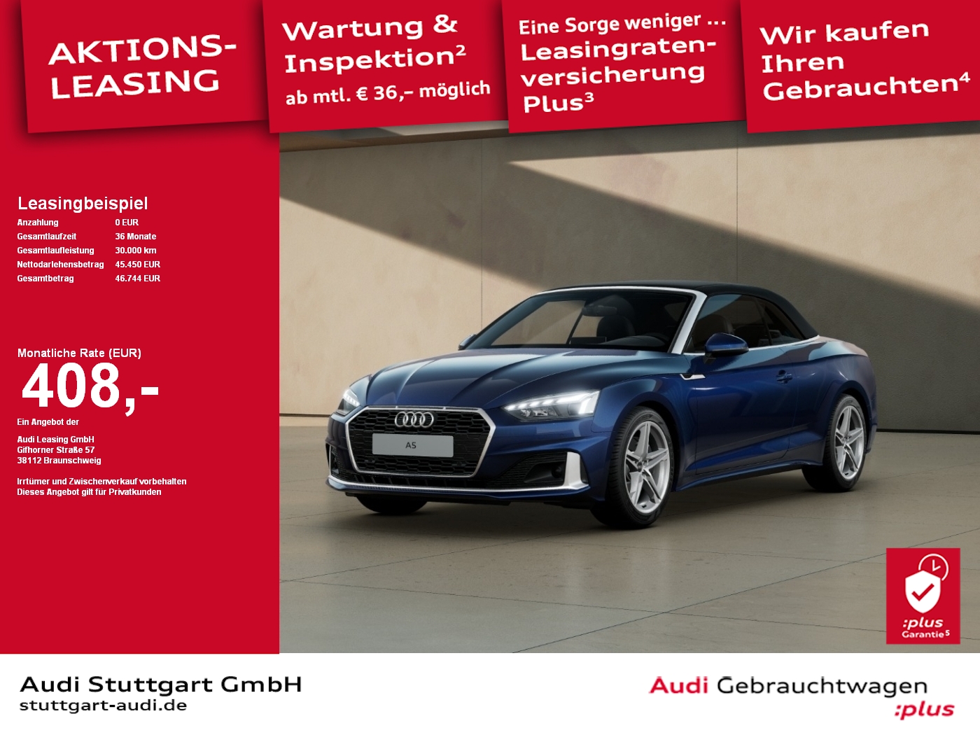 Audi A5 Cabriolet advanced 40 TFSI