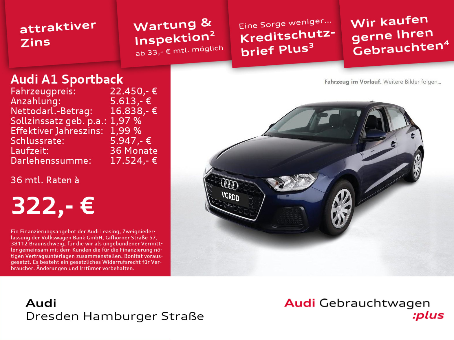 Audi A1 Sportback 25 TFSI Advanced