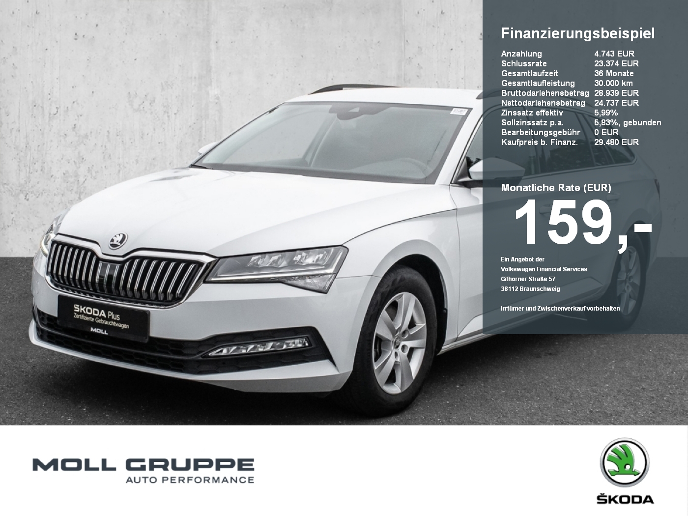 Skoda Superb 1.5 TSI Combi Ambition 4xSHZ