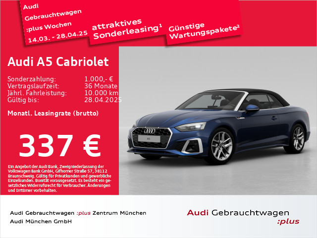 Audi A5 Cabriolet 40 TFSI S line