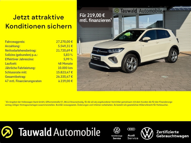 T-Cross 1.5 TSI DSG R-Line AHK/RFK/ACC/MATRIX/AP