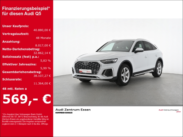 Q5 Sportback 35 TDI S-LINE S-TRONIC MATRIX PANO SHZ RÜFA PDC MUFU FSE