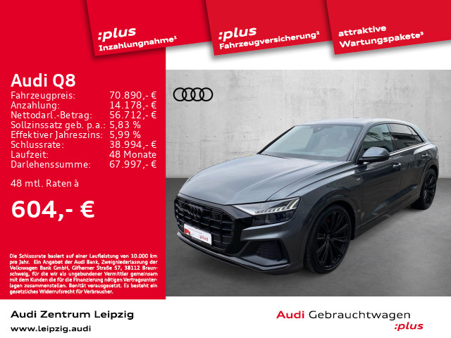 Q8 50 TDI qu. *HD-Matrix*Pano*B&O*HuD*Standhzg*