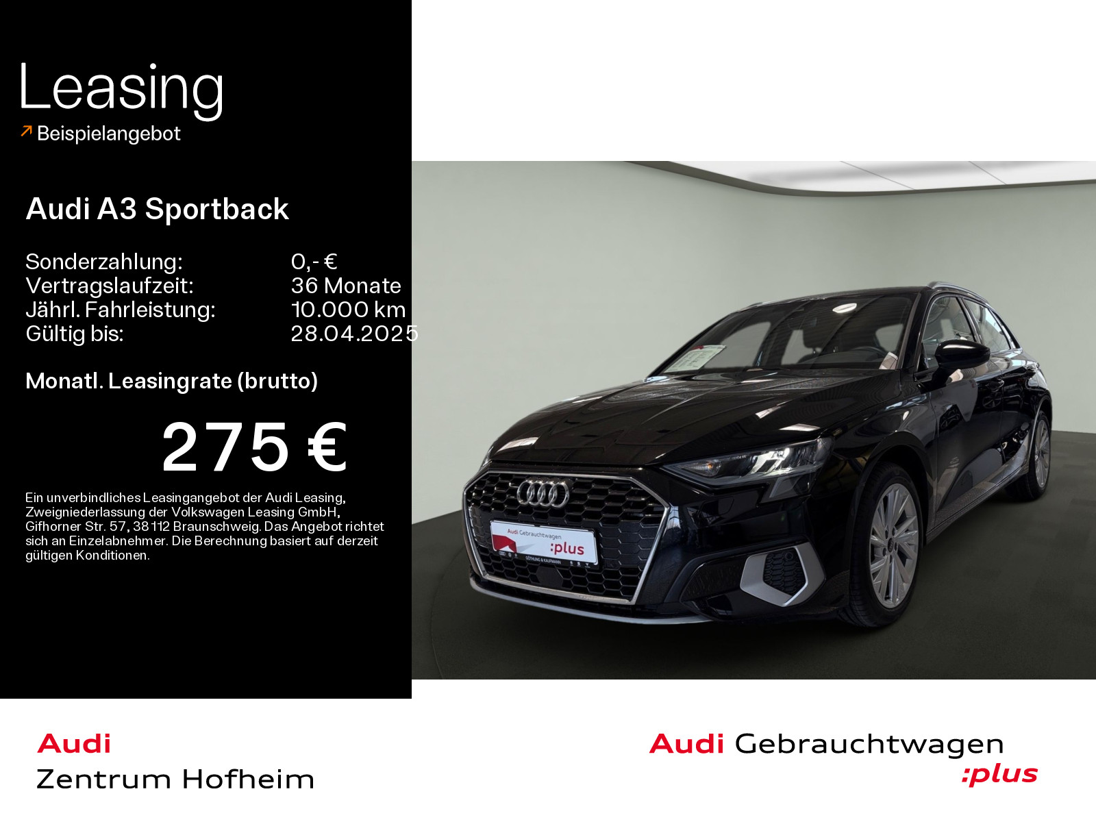 A3 Sportback 35 TDI Advanced S tro*LED*Virtual*Navi+*Kamera*