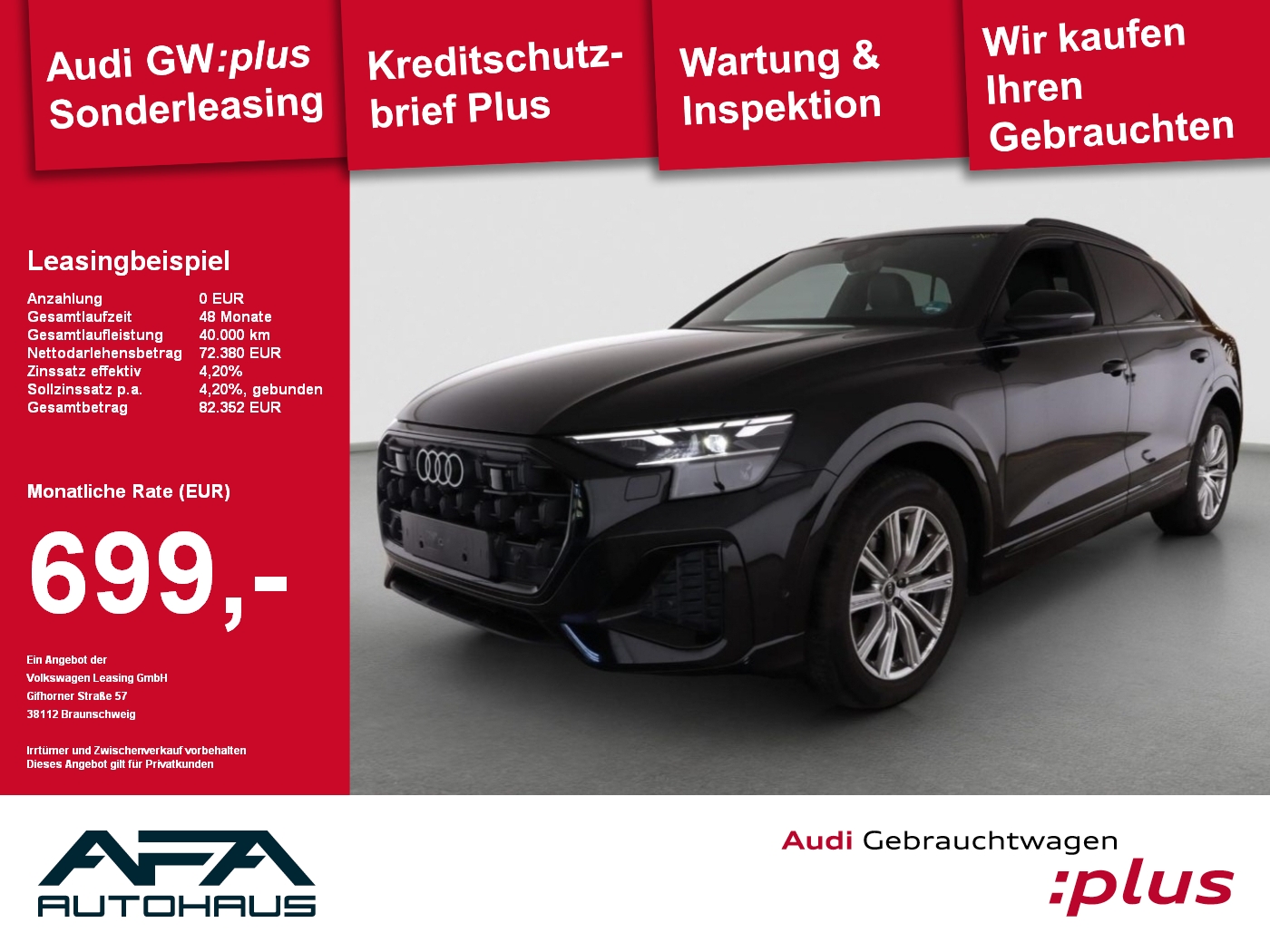 Q8 45 TDI quattro tiptr. Luft*AHK*Matrix*Leder