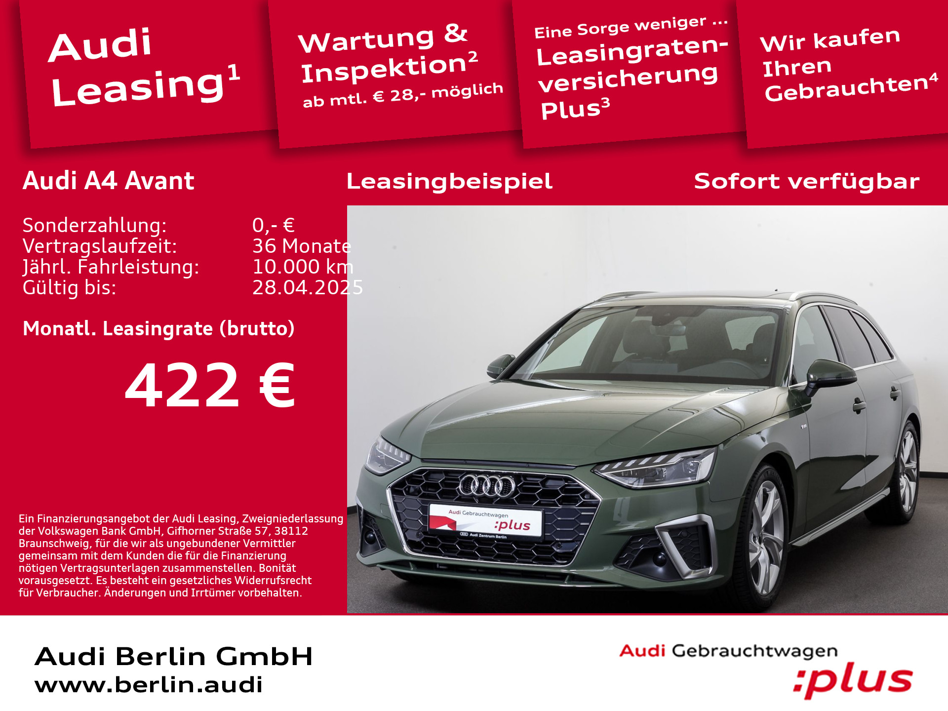A4 Avant S line 35 TFSI S tr. LED NAVI PANO
