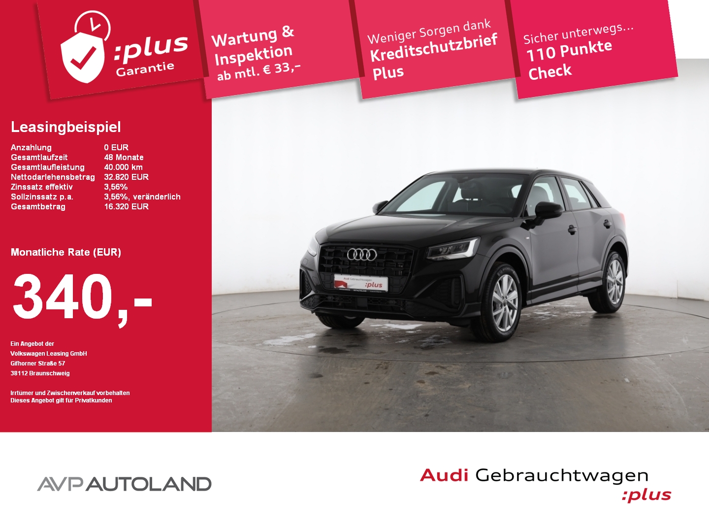 Q2 35 TFSI S tronic S line MMI NAVI PLUS | AHK