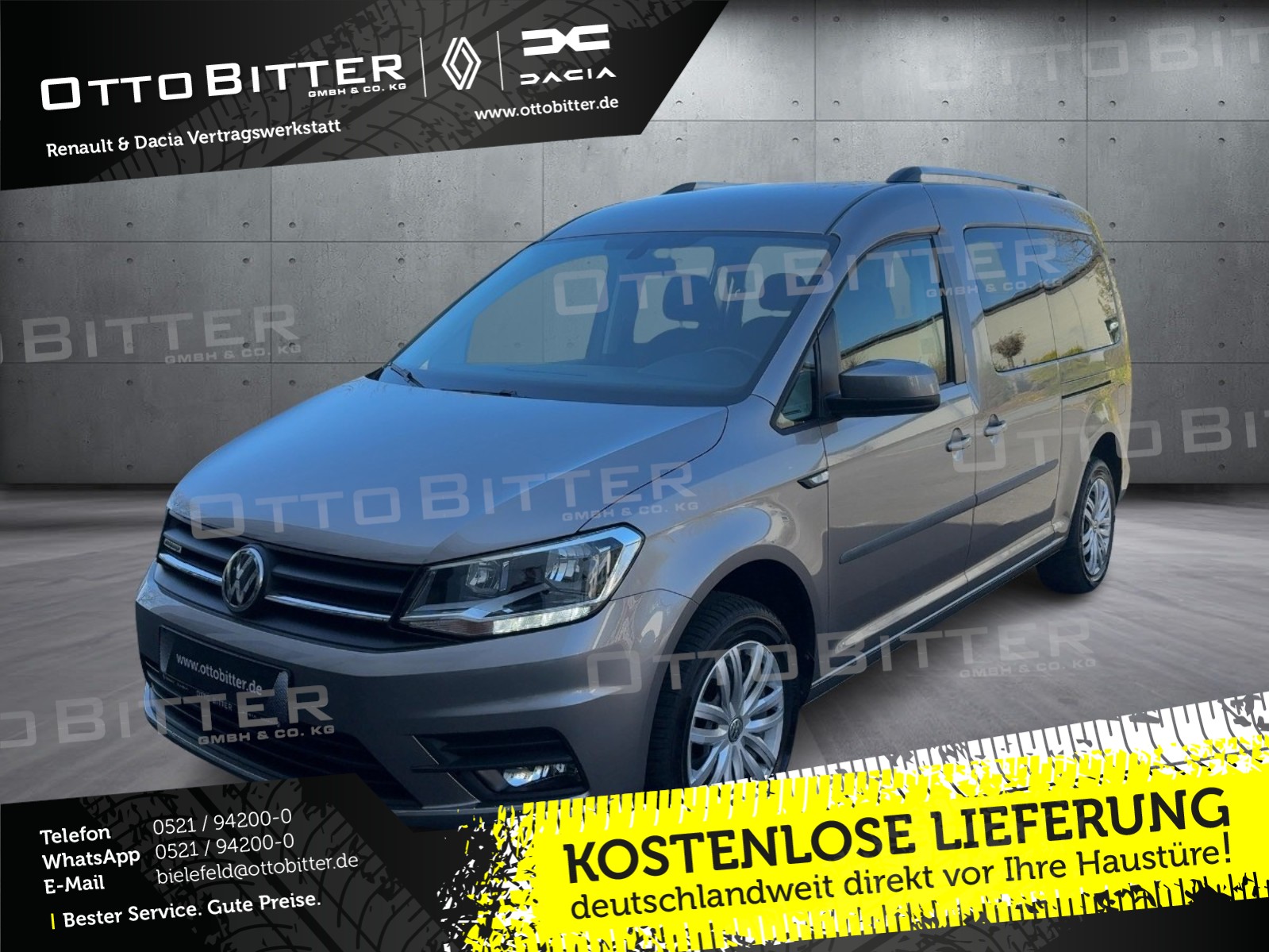 Volkswagen Caddy 1.4 TGI Maxi Trendline