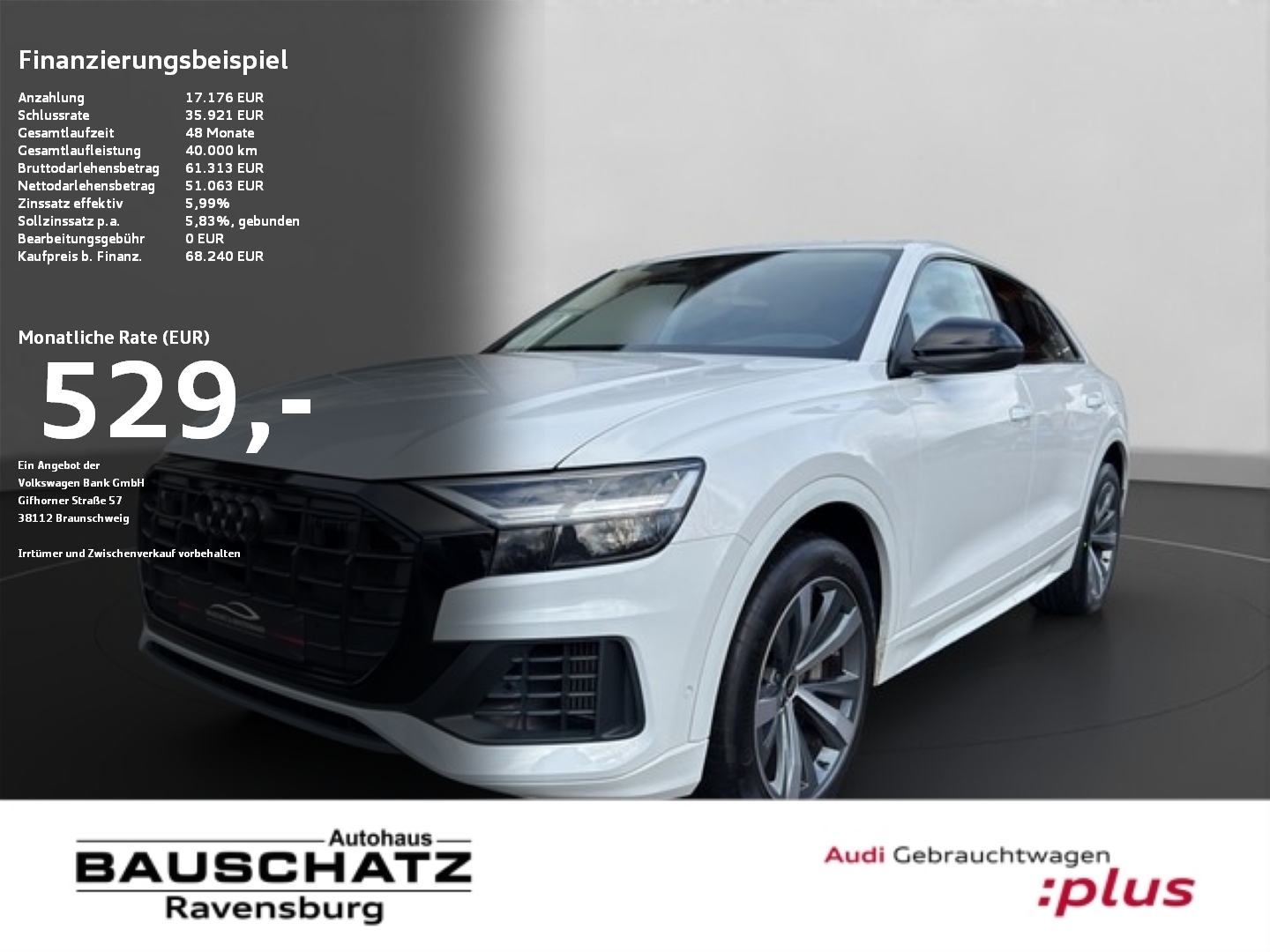 Q8 55 TFSI e quattro AHK*LUFT*NAVI*OPTIK*KAMERA
