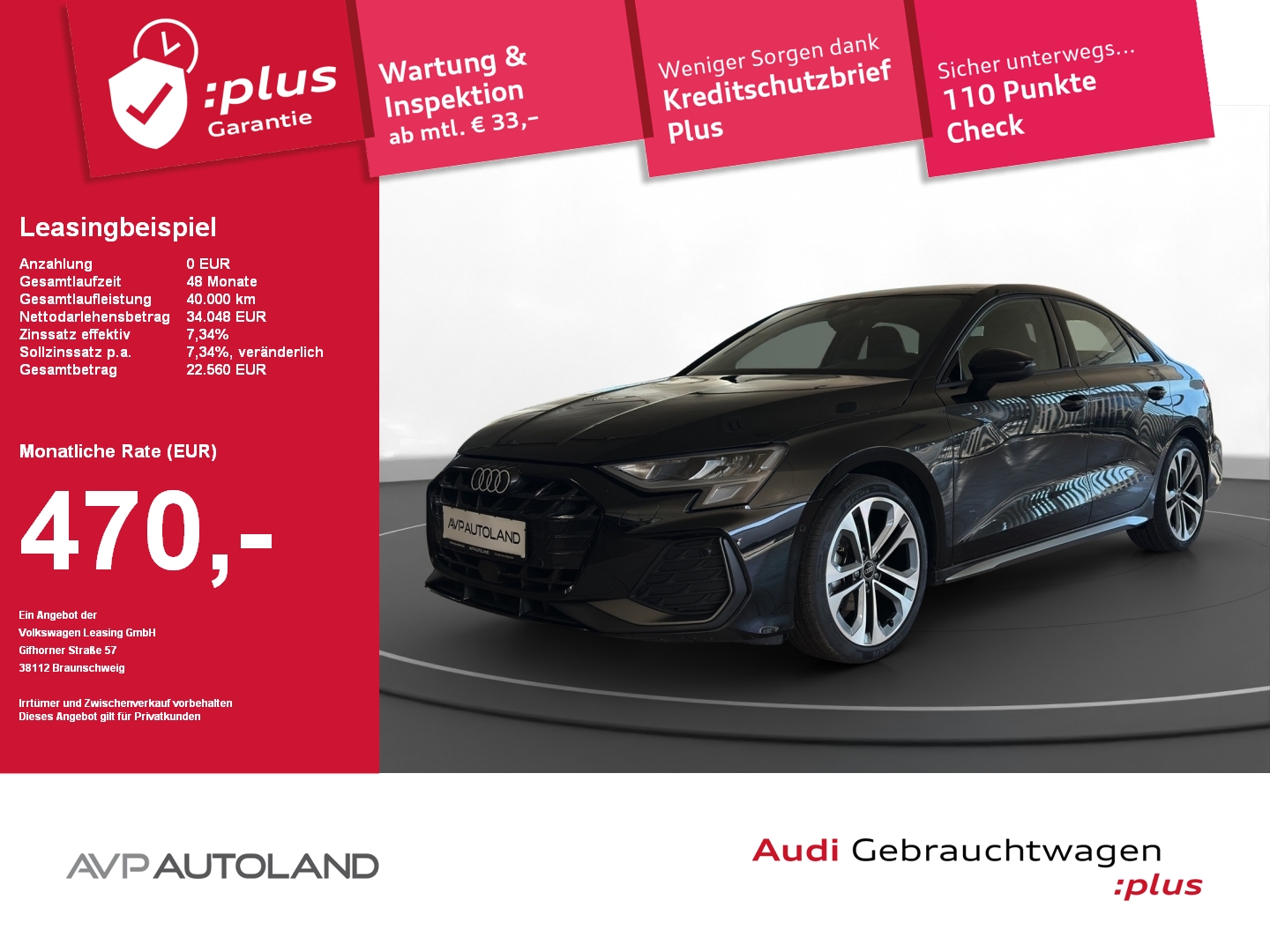 A3 Limousine 35 TFSI S tronic S line Facelift