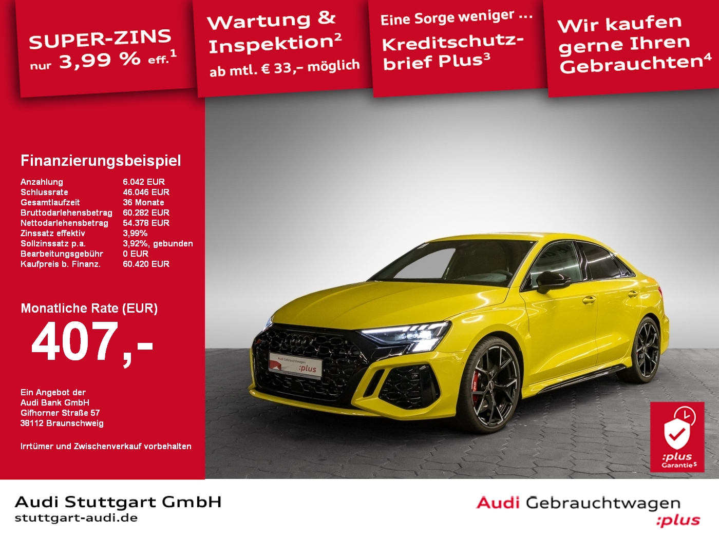 Audi RS3 Limo quattro