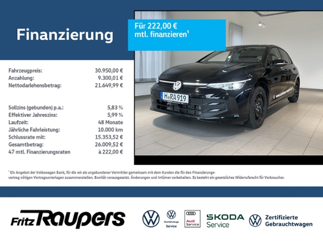 Golf 1.5 TSI Life +NAVI+SITZHZNG+LED