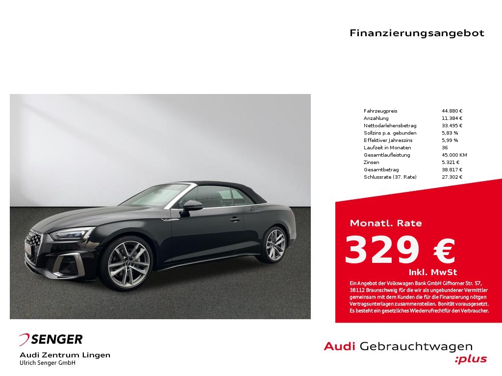 Audi A5 Cabriolet S line 40 TFSI