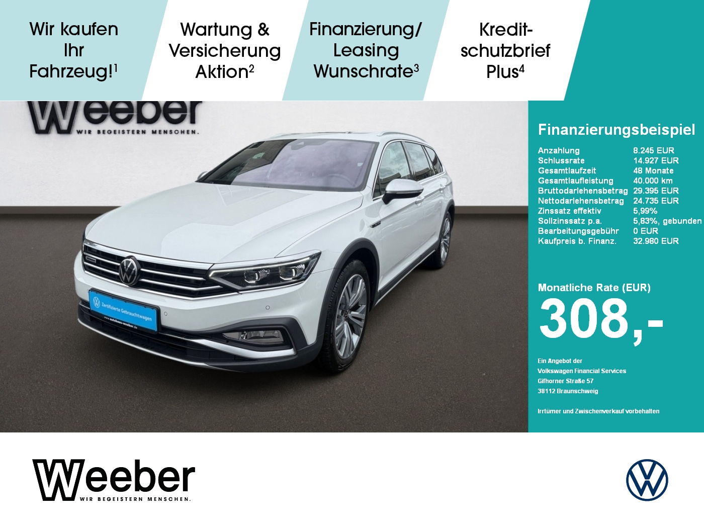 Passat Alltrack Variant NAVI*LEDER*AHK*PANO*MATRIX*RFK*NP68*