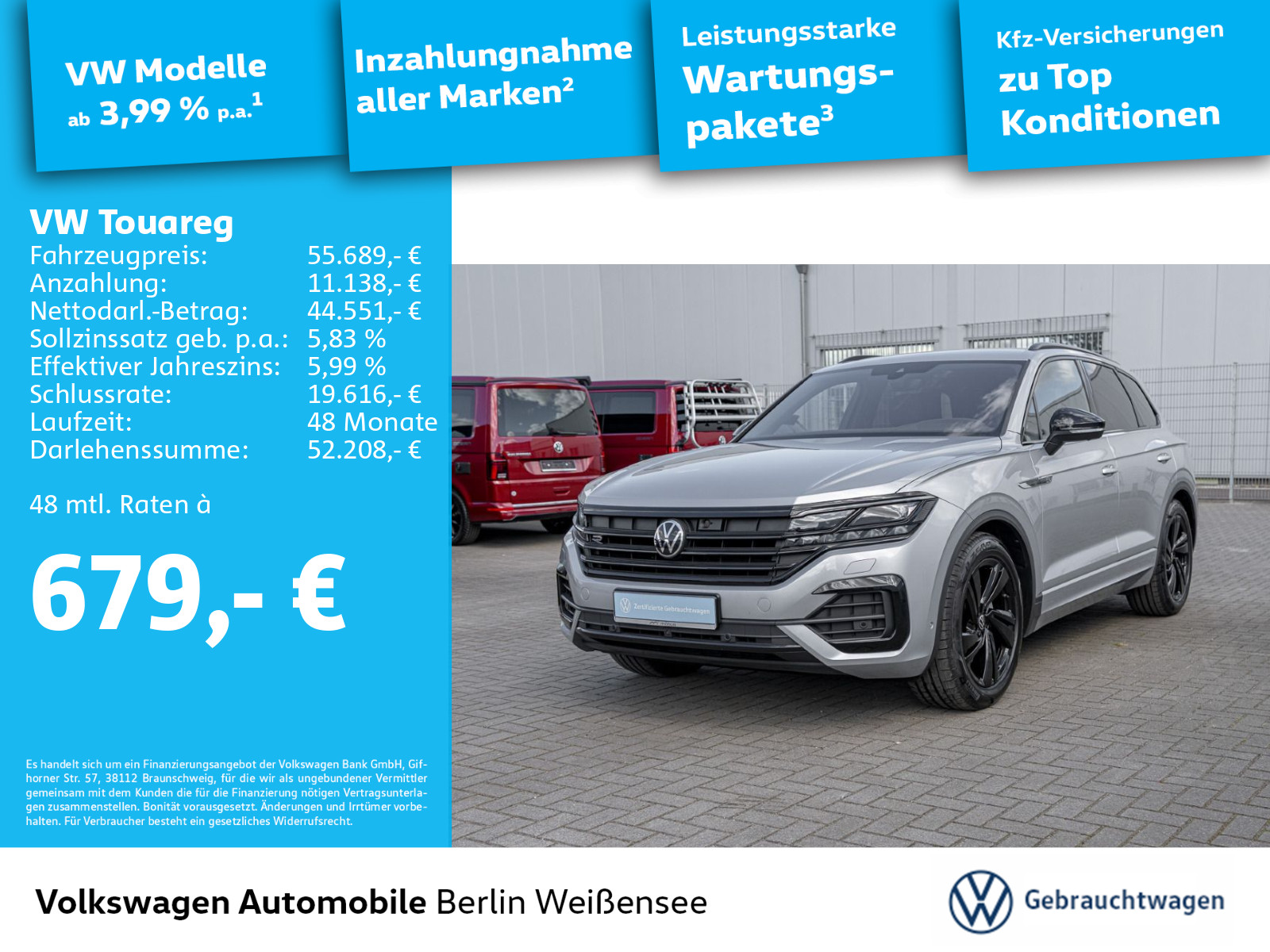 Volkswagen Touareg 3.0 V6 TDI R-Line °