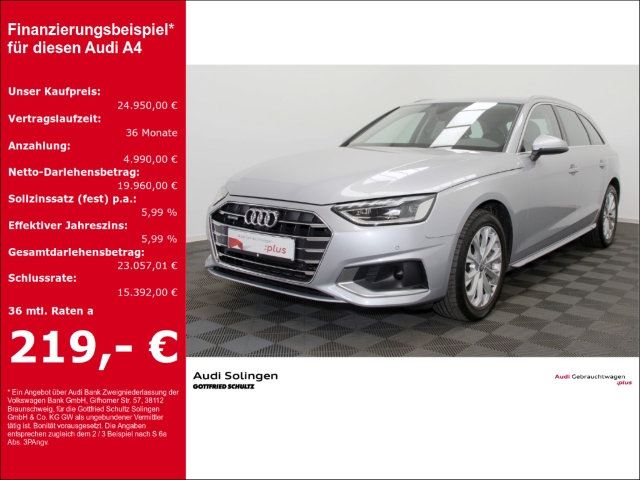 Audi A4 Avant 40 TDI quattro advanced Touch