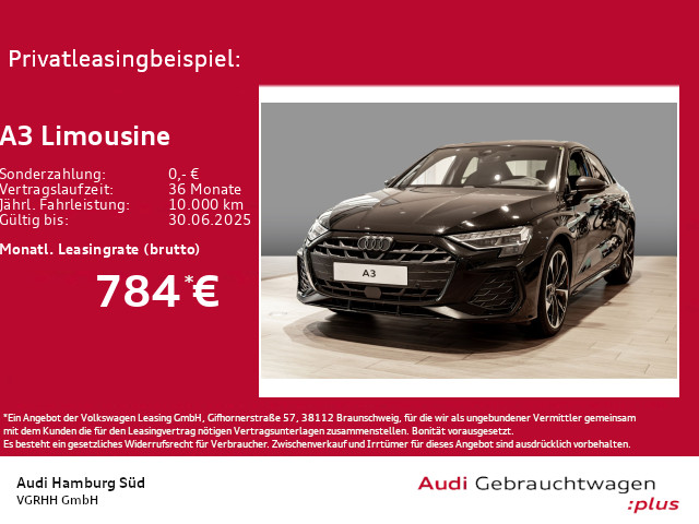 A3 Limousine 35 TDI S tronic 2xS LINE/NAV/CARBON