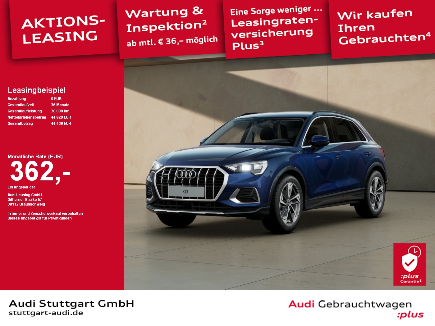 Audi Q3 advanced 40 TFSI quattro