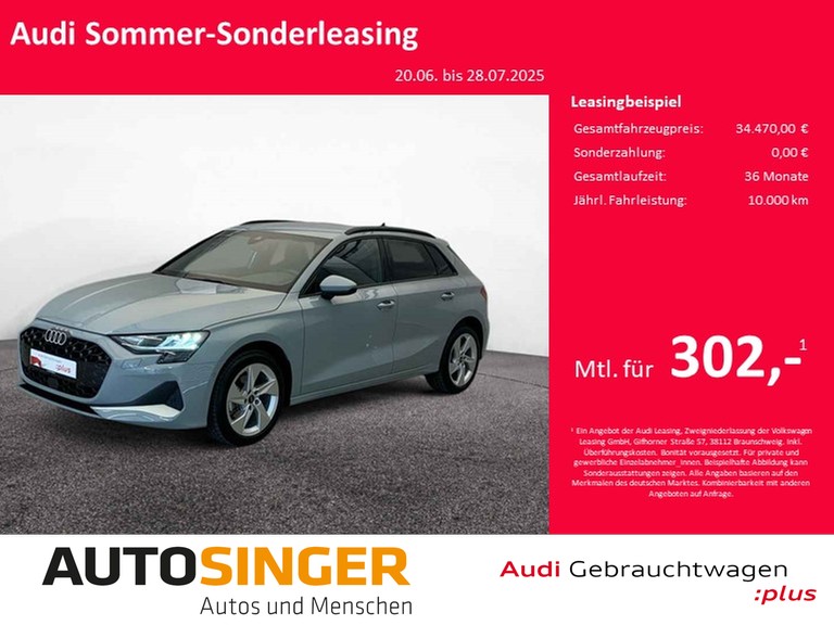 A3 Sportback advanced 30 TFSI S line *AHK*ACC*