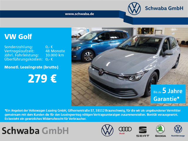 Volkswagen Golf 2.0 TDI VIII Life 8-fach