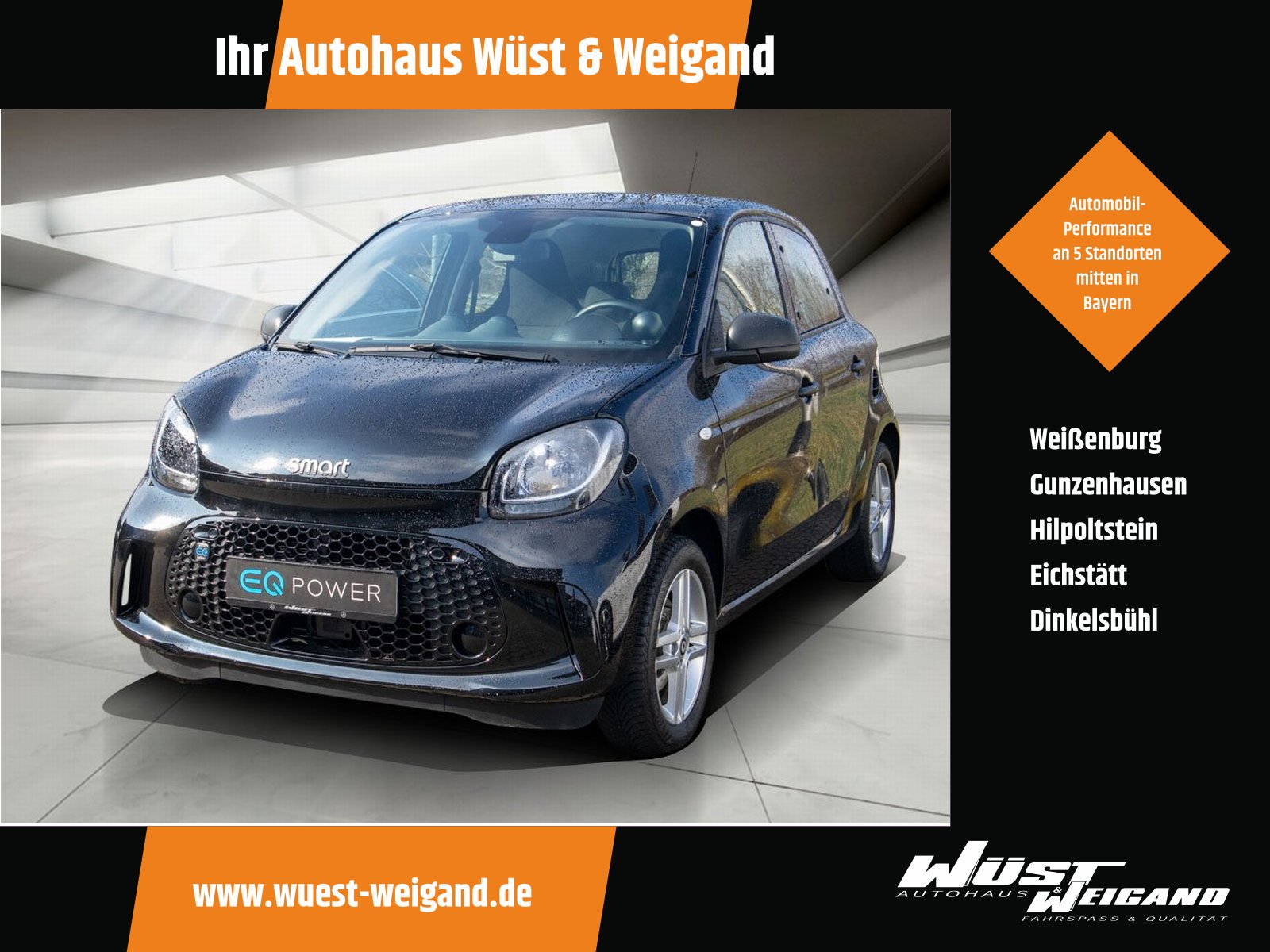 smart EQ forfour 22KW-Lader 2xKabel dkl Gl