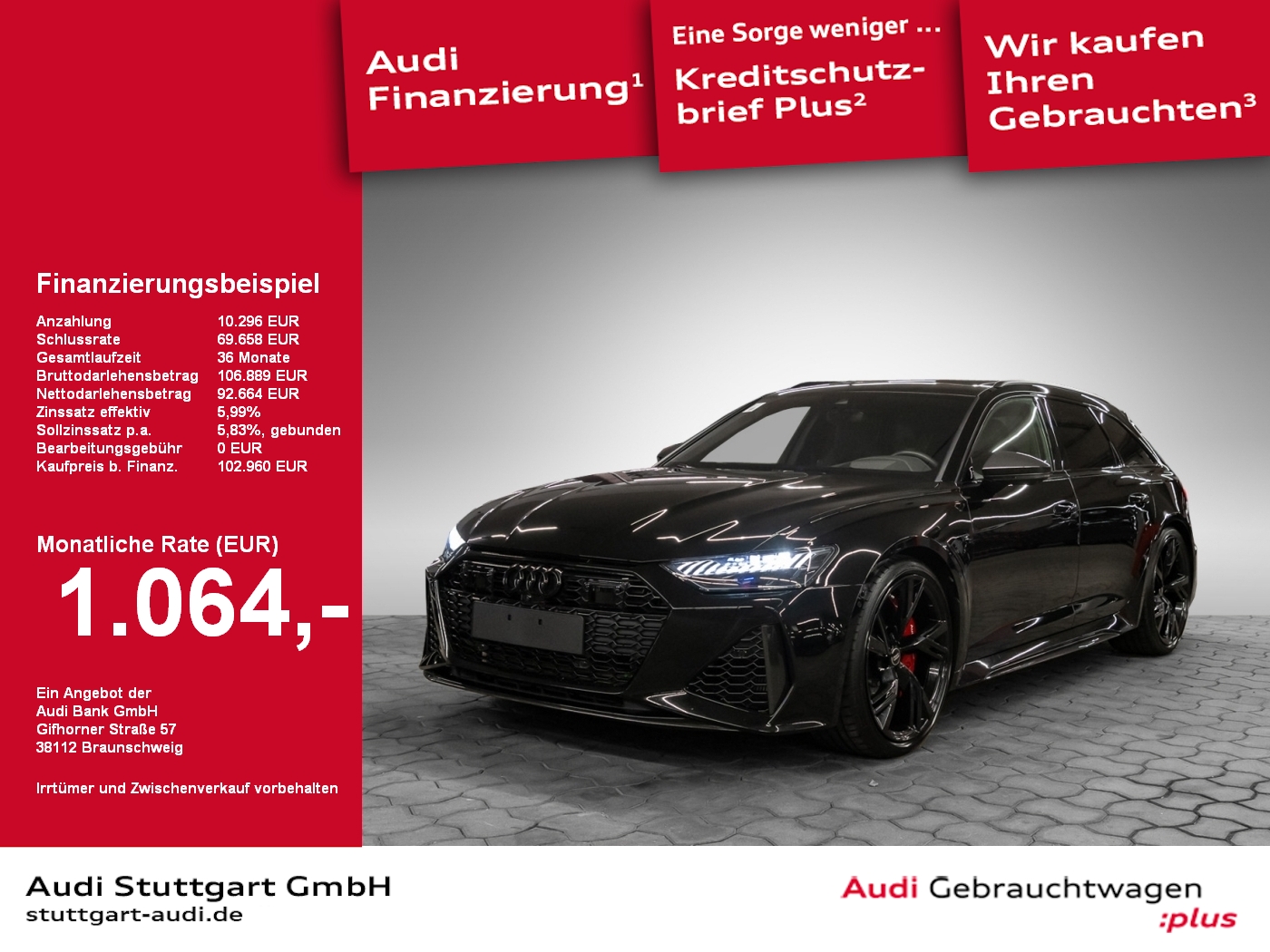 Audi RS6 4.0 TFSI quattro Avant Laser