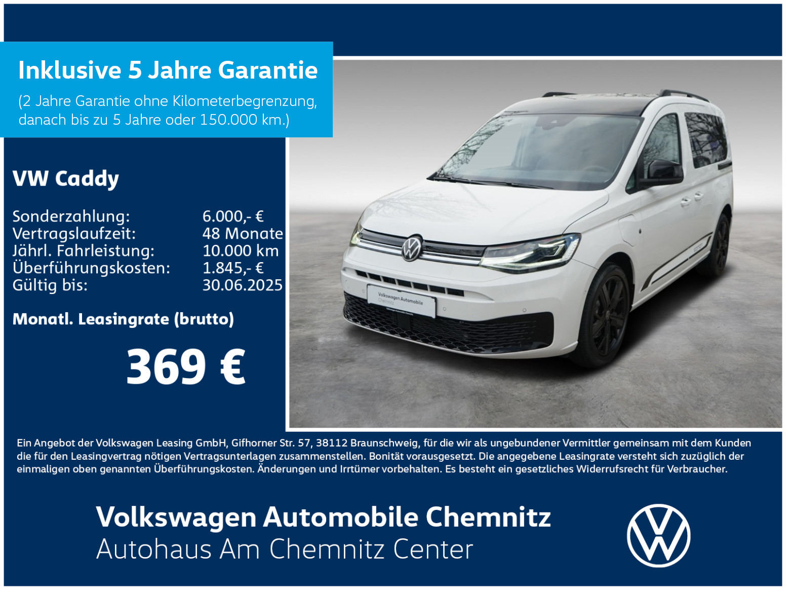 Volkswagen Caddy 1.5 l Edition eHybrid Winterpaket