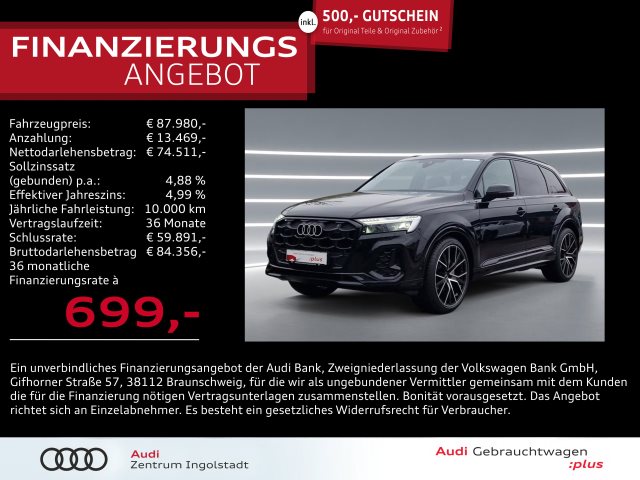 Q7 SUV S line Q7 50 TDI qu HD-MATRIX S-Sitze PAN