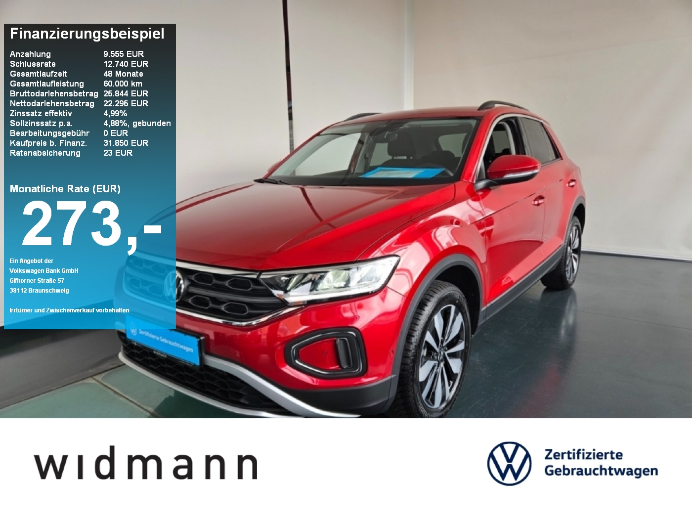 Volkswagen T-Roc 1.5 TSI Life 110kW Automatik Anschlussgarantie