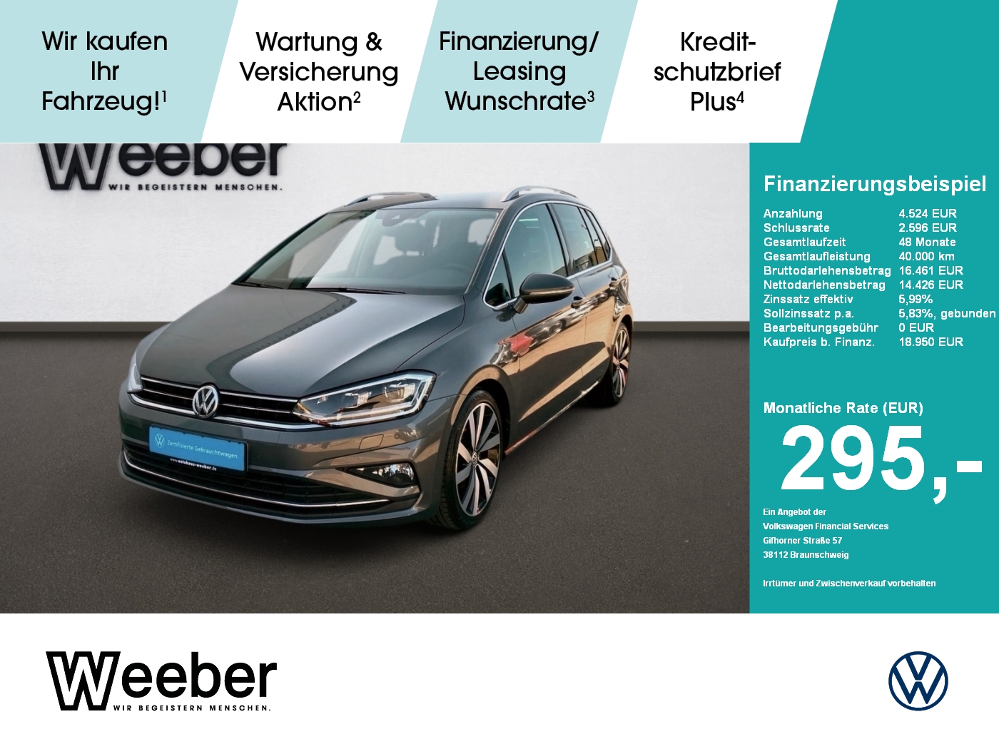 Volkswagen Golf Sportsvan Highline R line 18