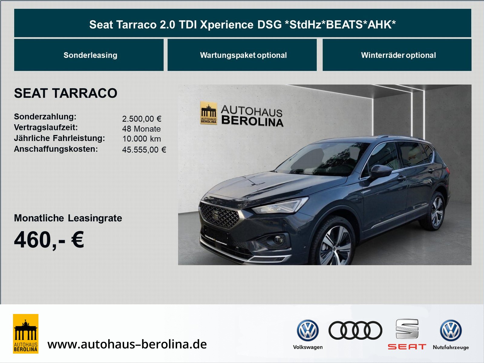 Seat Tarraco 2.0 TDI Xperience BEATS