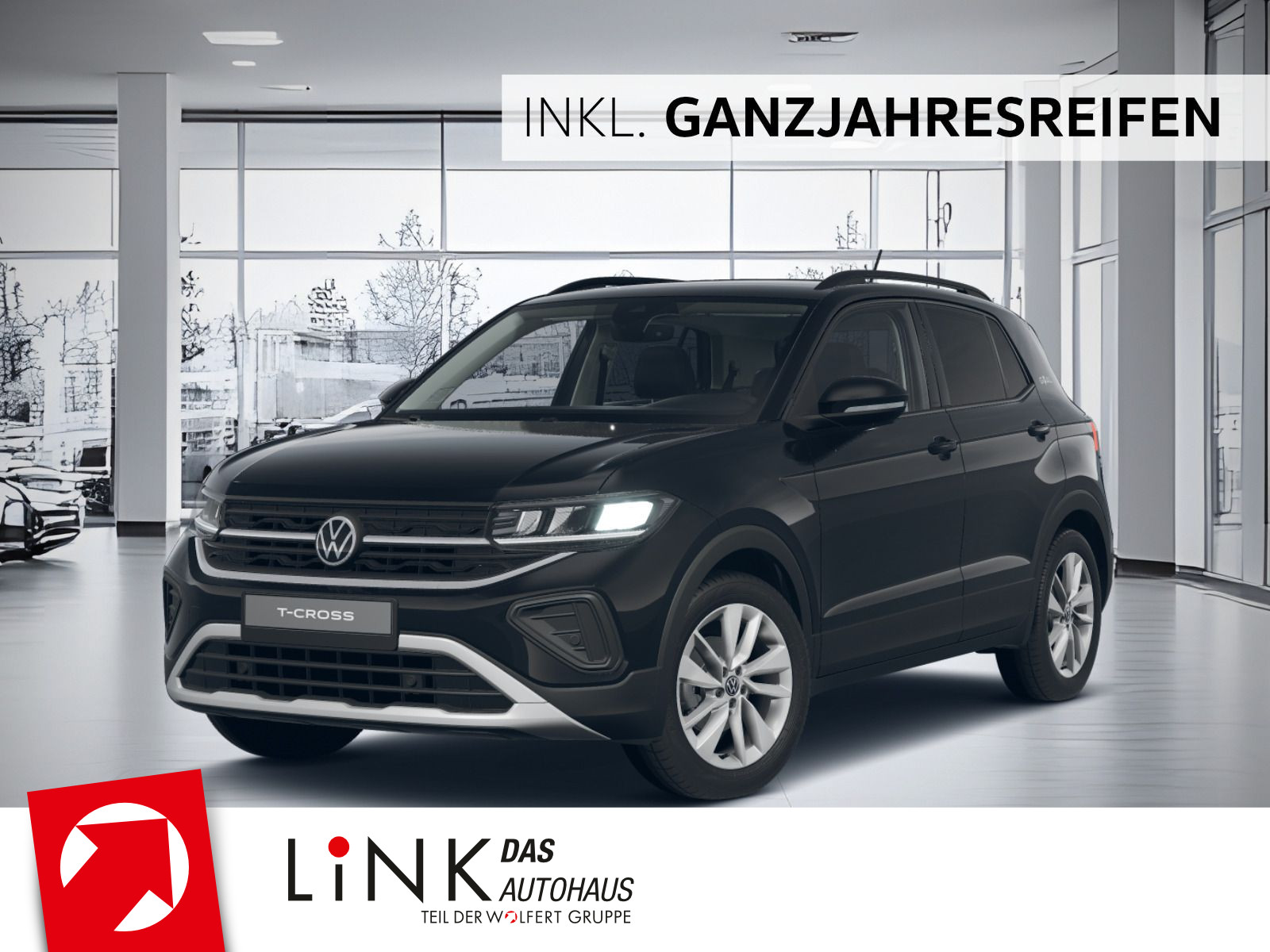 T-Cross GOAL 1.0 TSI OPF 85 kW (116 PS) DSG *AHK*GANZJAHRESREIFEN*RFK*NAVI*
